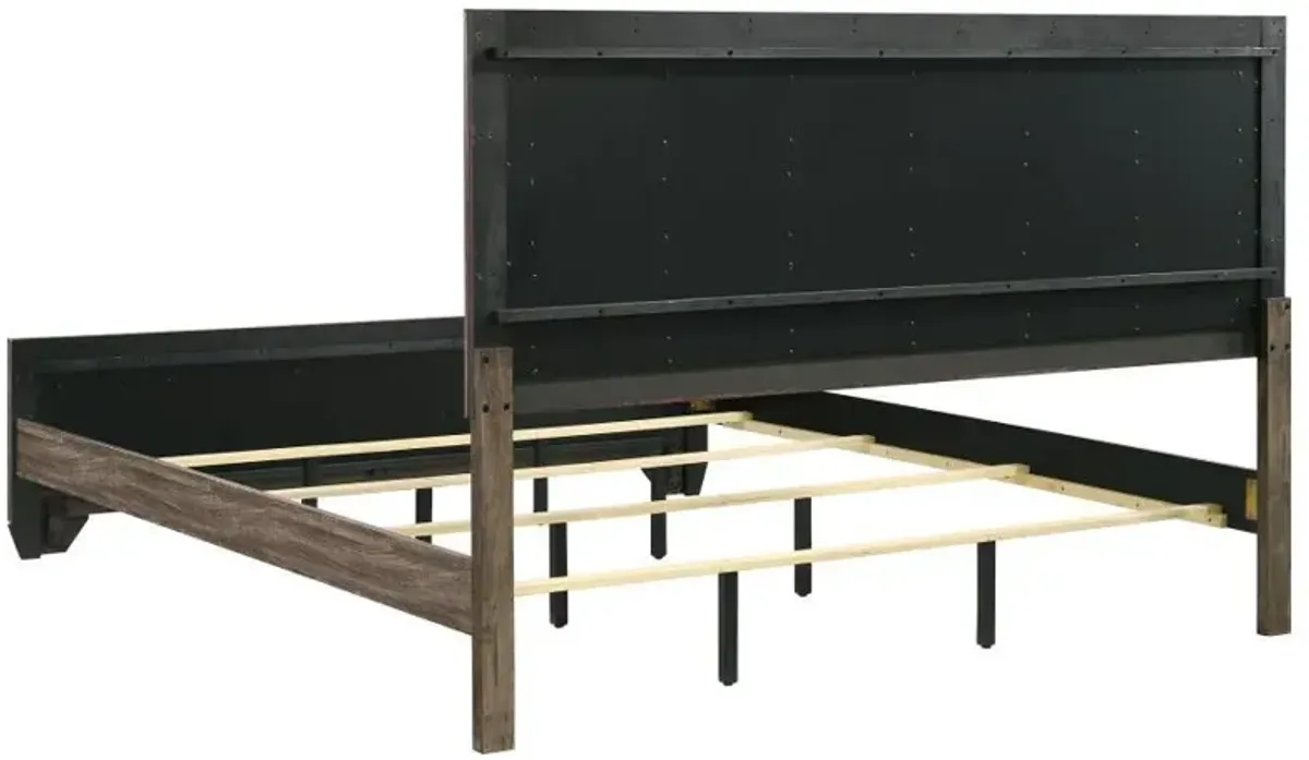 Kauffman - Wood Panel Bed