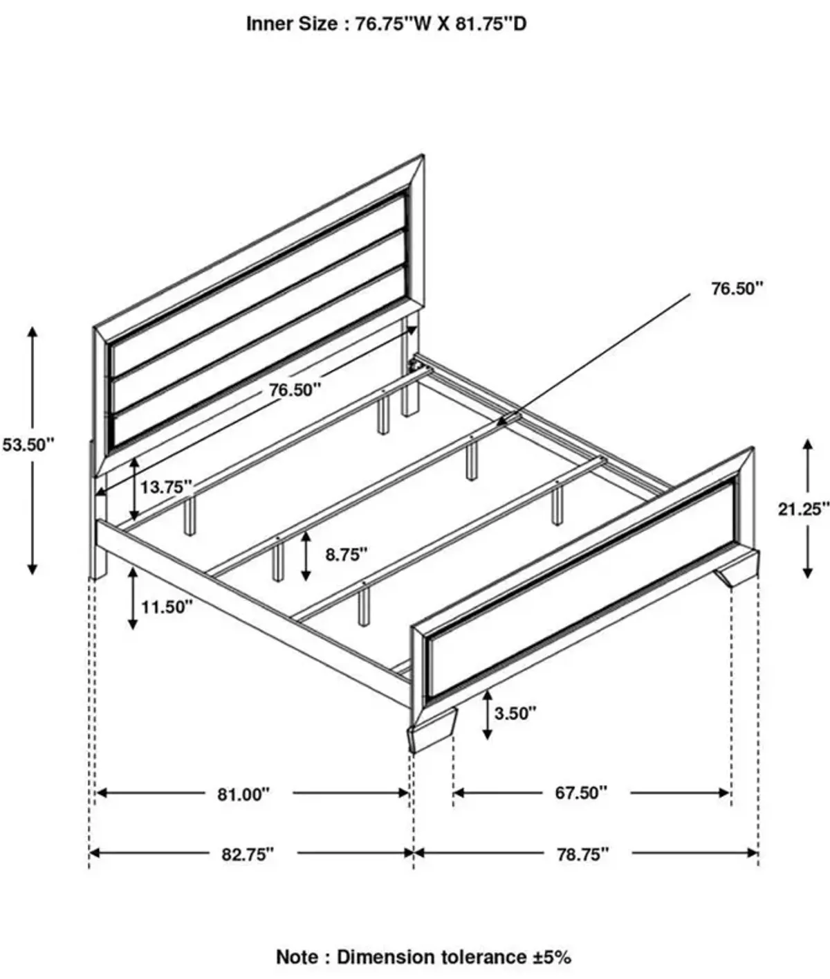 Kauffman - Wood Panel Bed