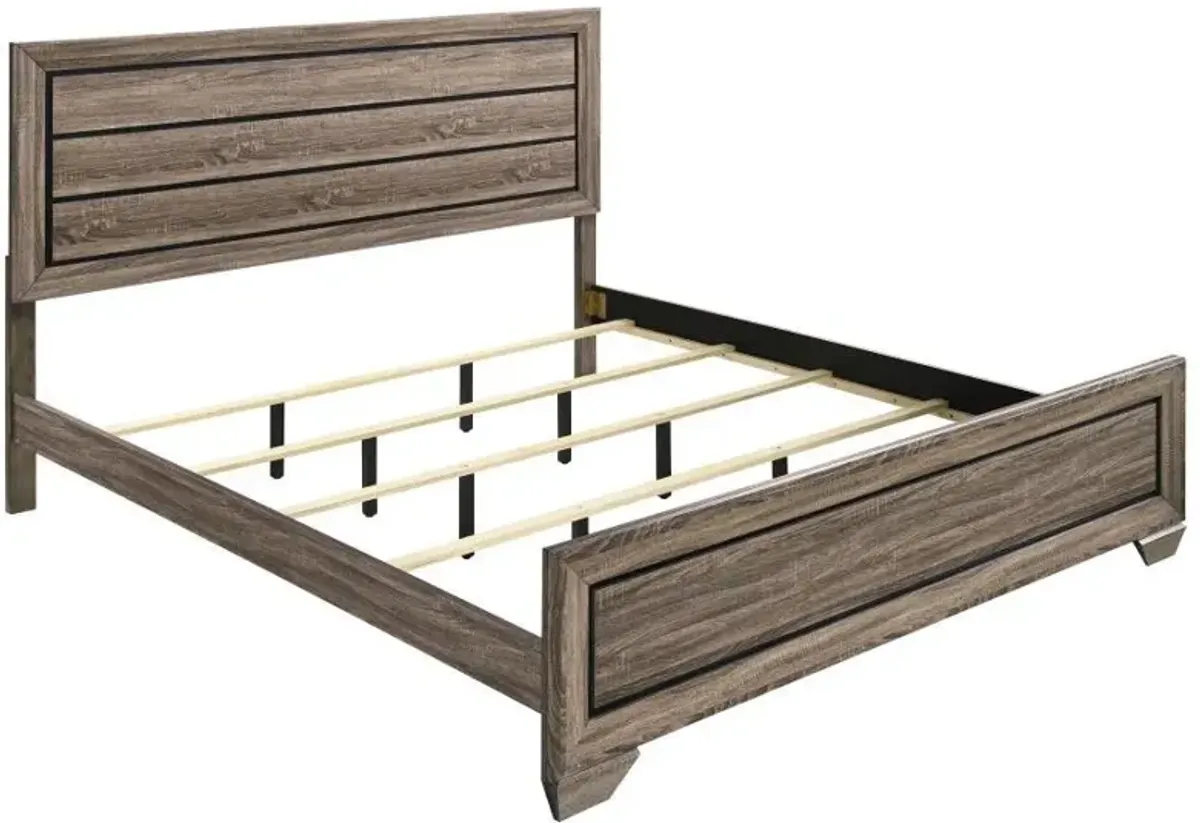 Kauffman - Wood Panel Bed