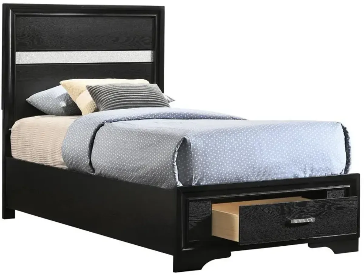 Miranda - Wood Storage Panel Bed