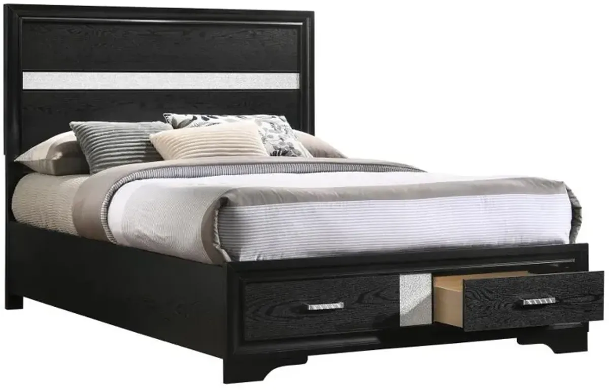 Miranda - Wood Storage Panel Bed