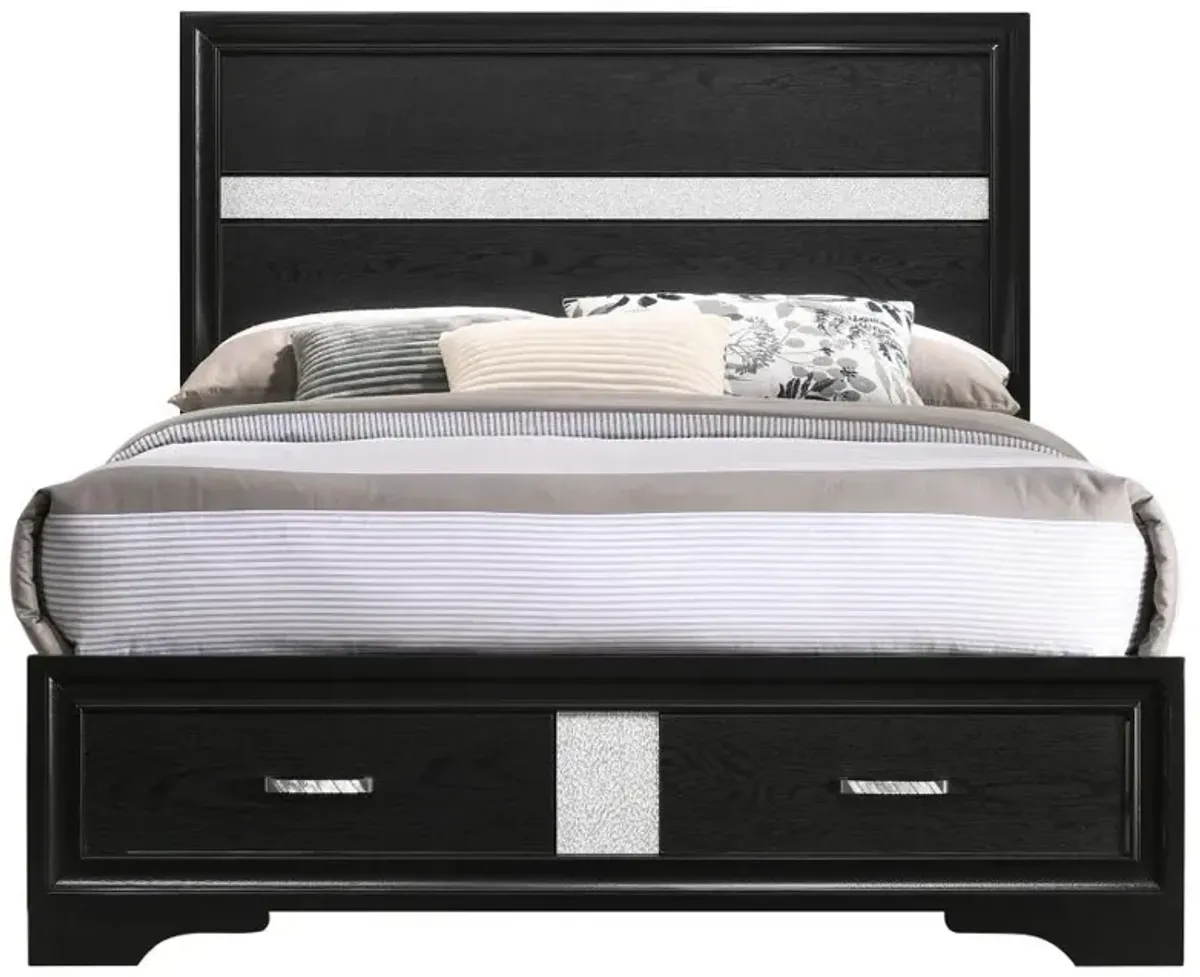 Miranda - Wood Storage Panel Bed