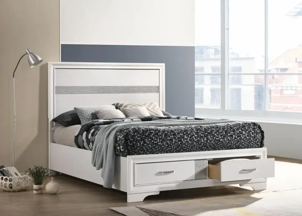 Miranda - Wood Storage Panel Bed