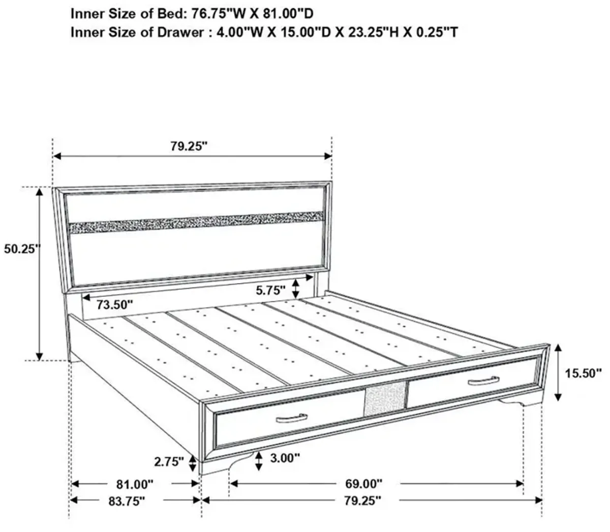 Miranda - Storage Bedroom Set