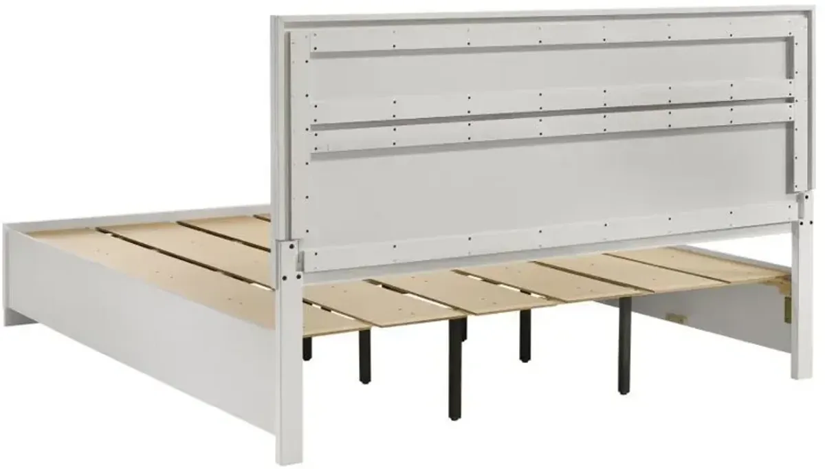 Miranda - Storage Wood Panel Bed