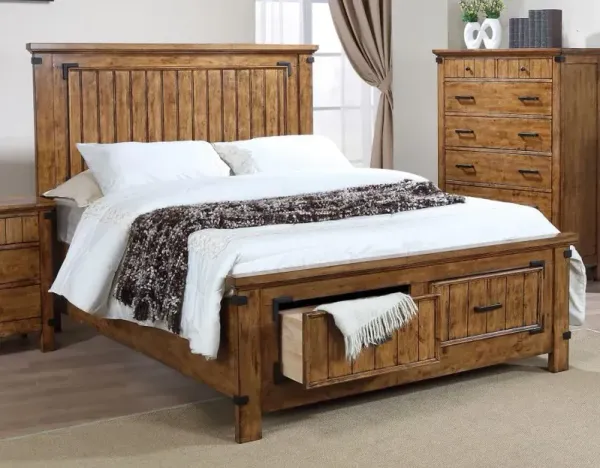 Brenner - Wood Storage Panel Bed