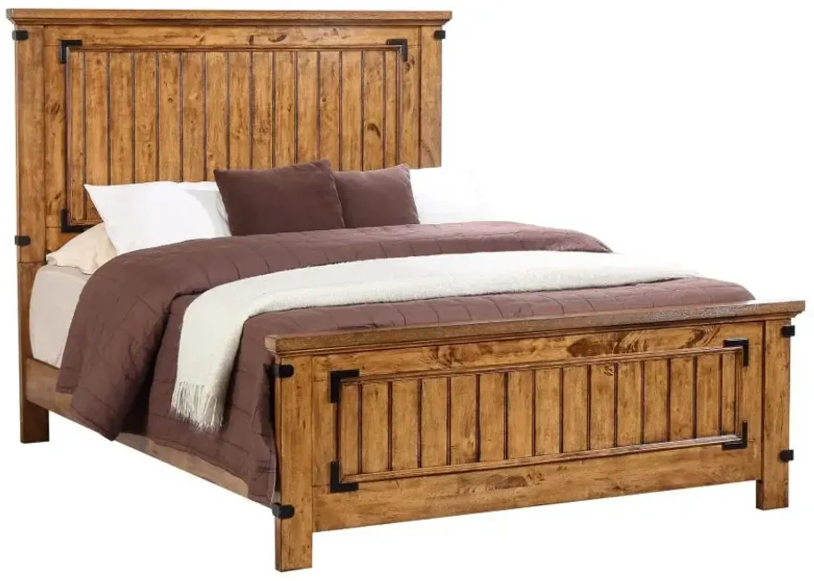 Brenner - Wood Panel Bed