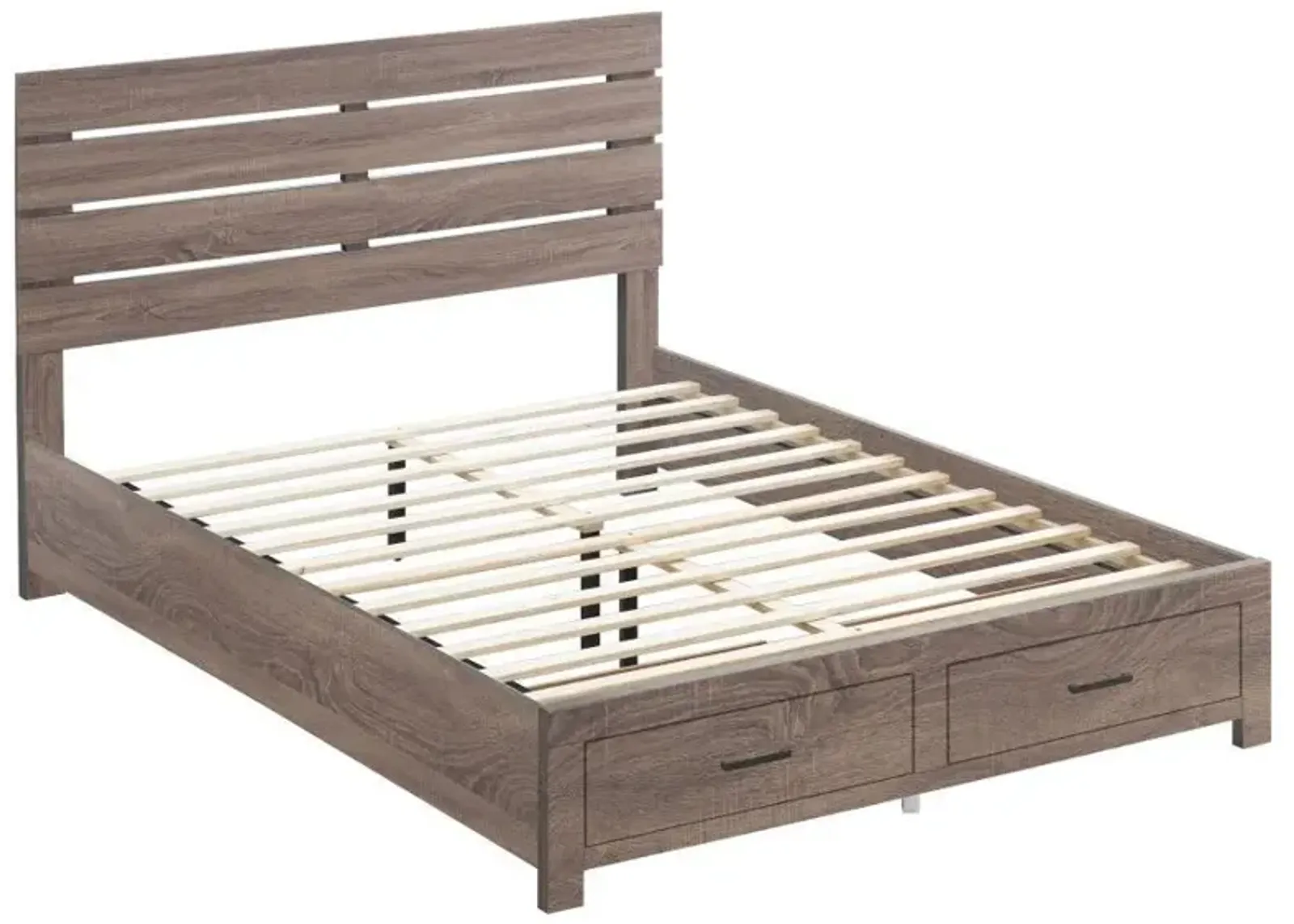 Brantford - Wood Storage Panel Bed