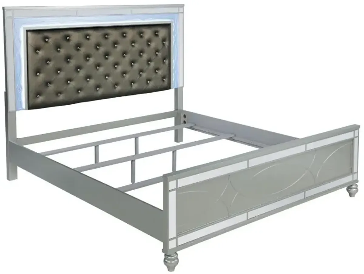 Gunnison - Wood LED Panel Bed