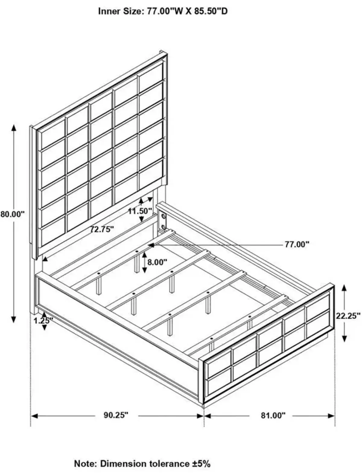 Durango - Wood Panel Bed