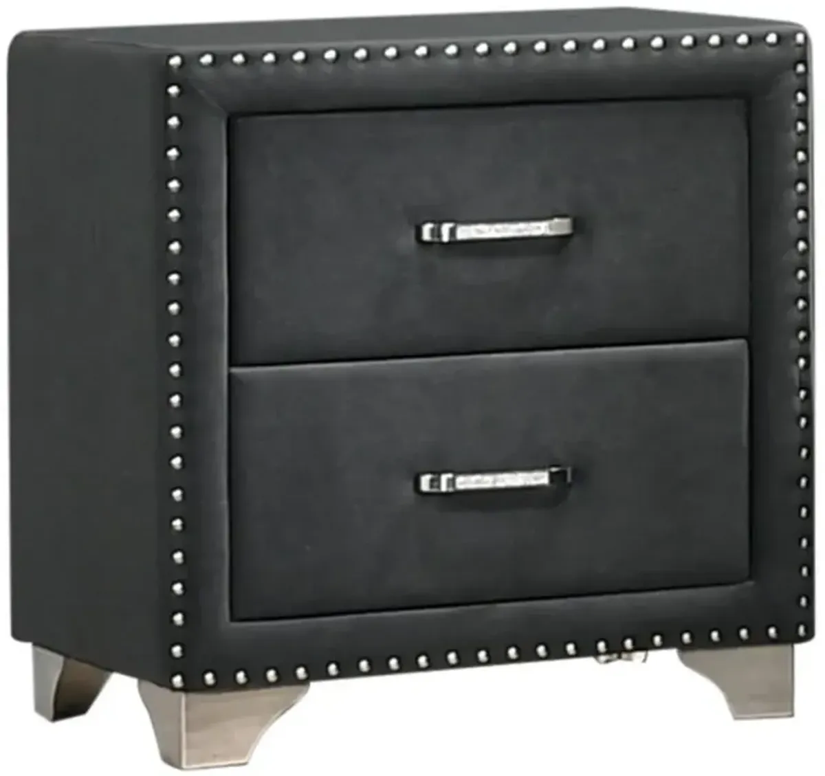 Melody - Upholstered 2-Drawer Nightstand