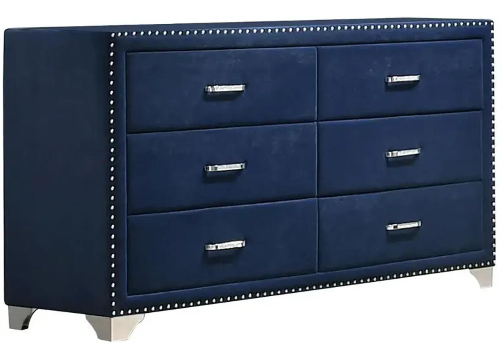 Melody - 6-Drawer Upholstered Dresser