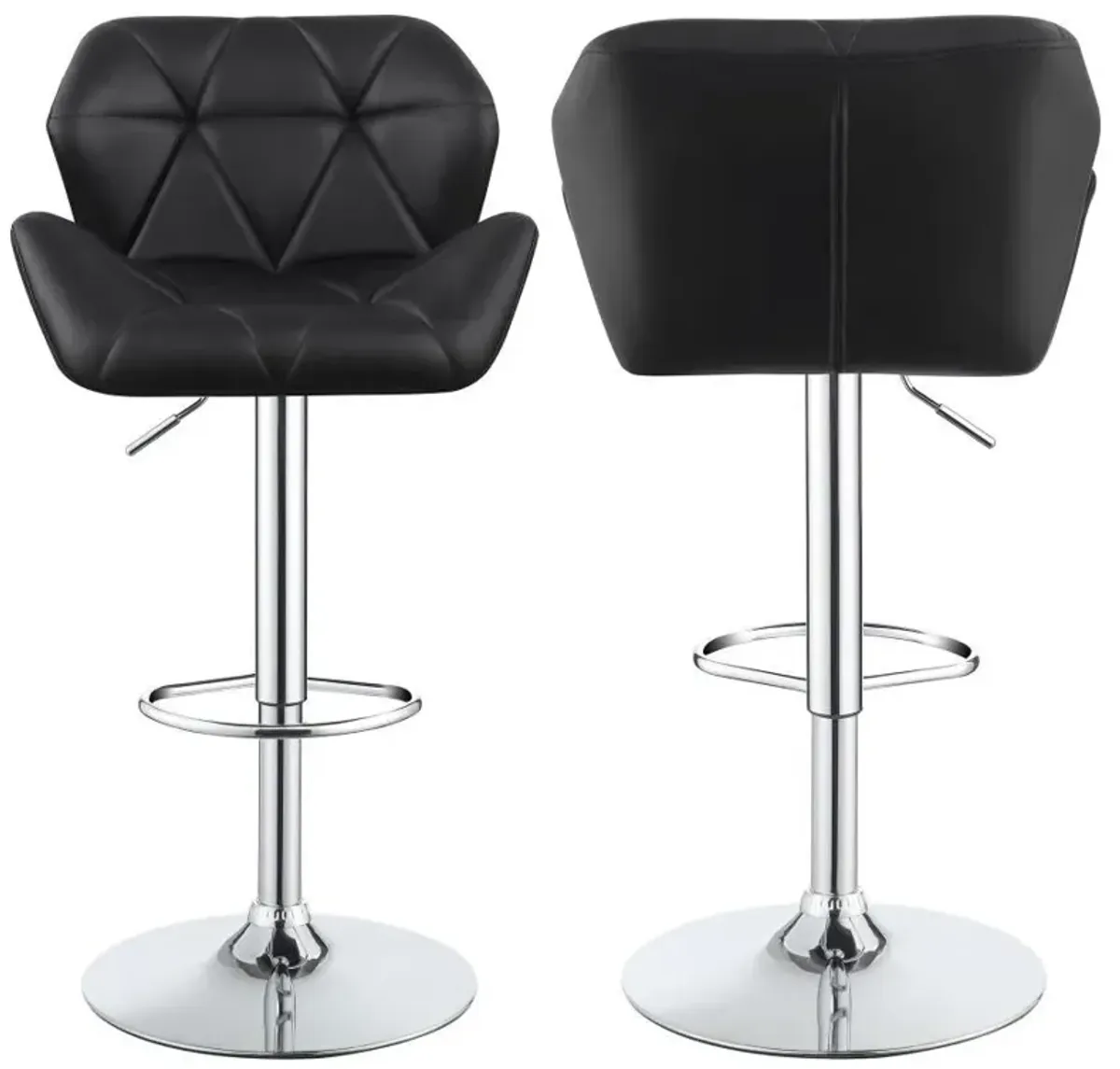 Berrington - Upholstered Adjustable Bar Stools (Set of 2)