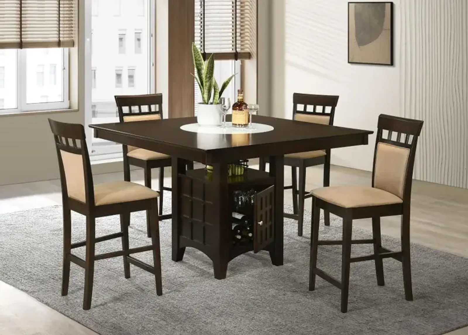 Gabriel - Square Counter Height Dining Set