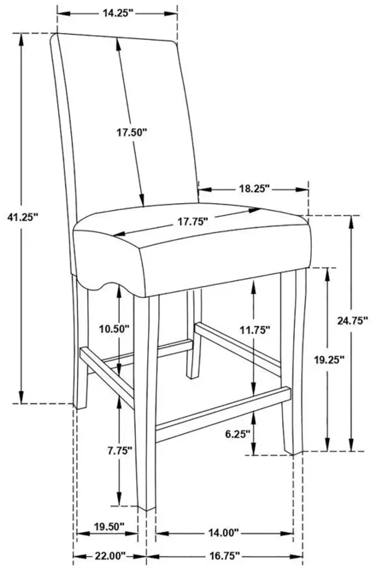 Stanton - Square Counter Height Dining Table Set