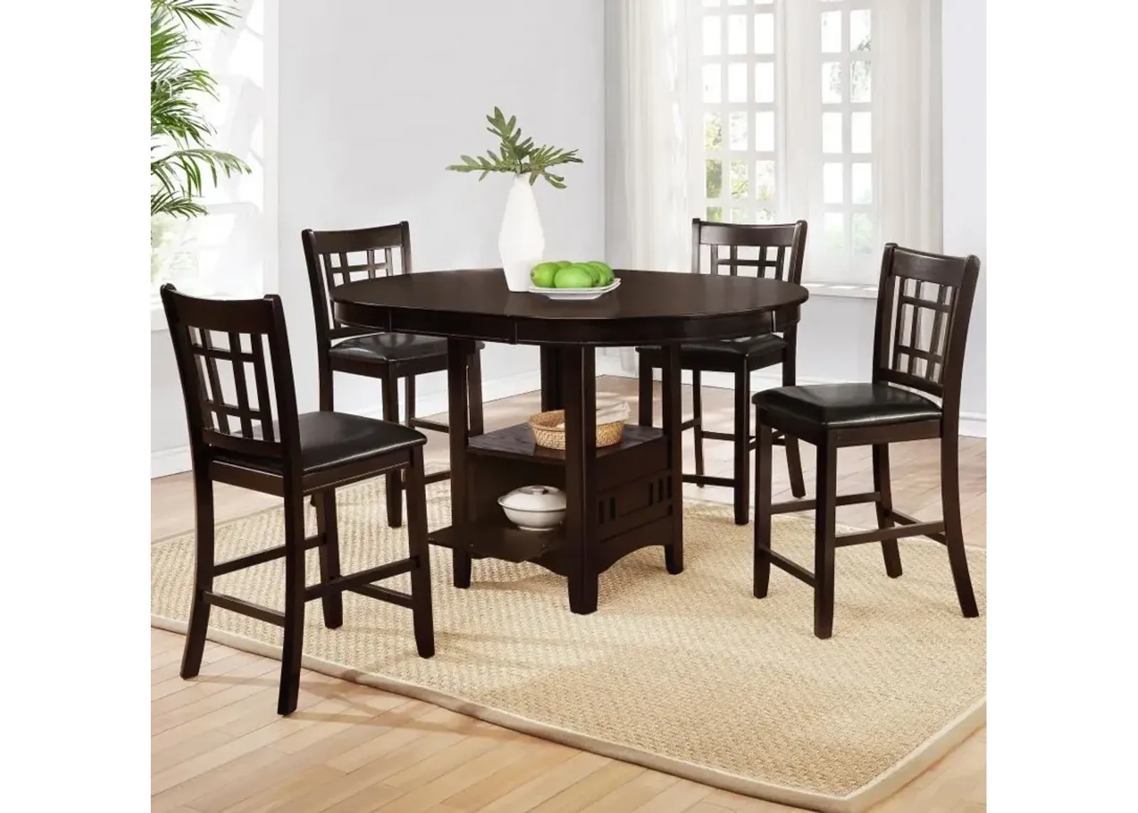 Lavon - Oval Counter Height Dining Set