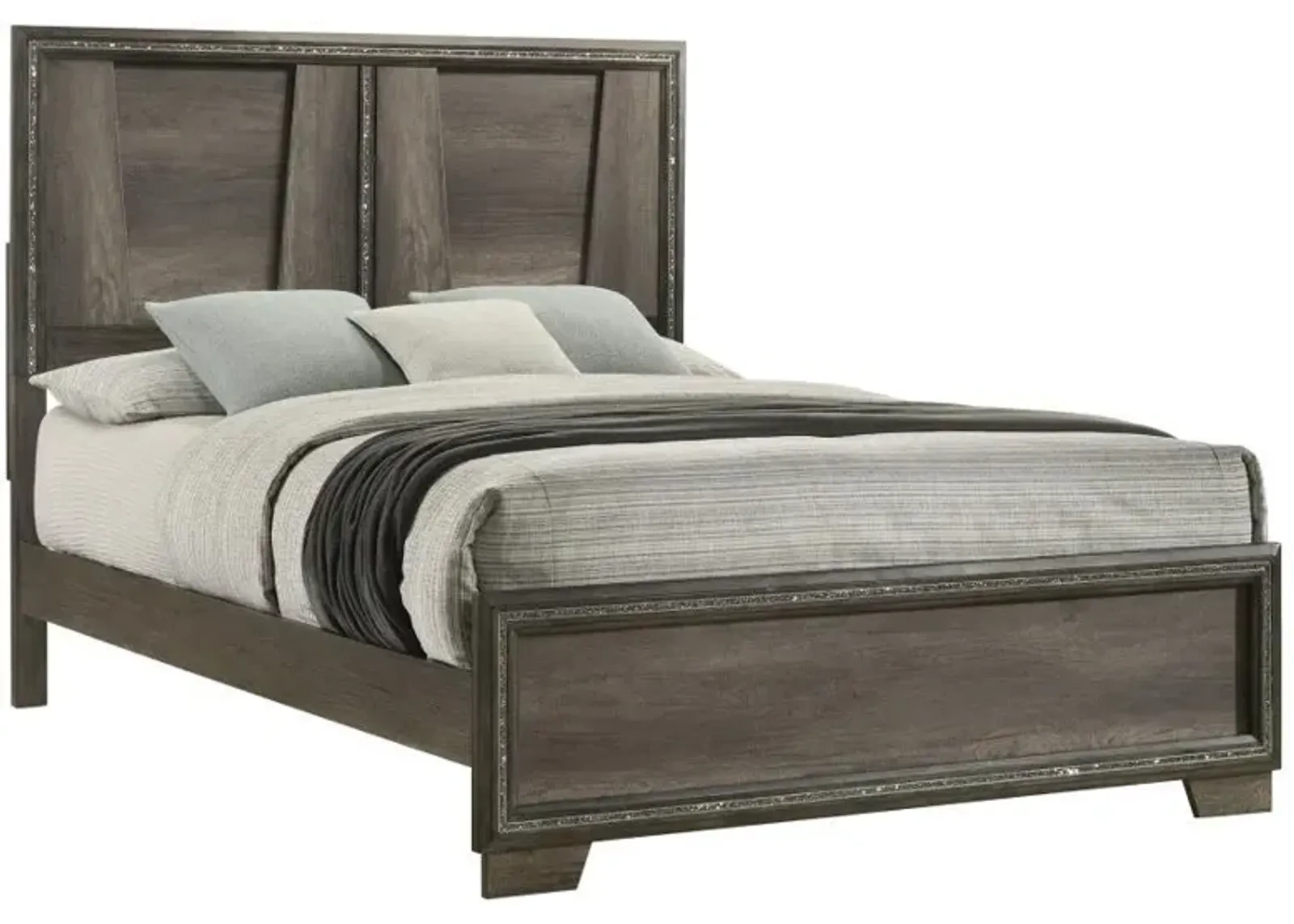 Janine - Wood Panel Bed