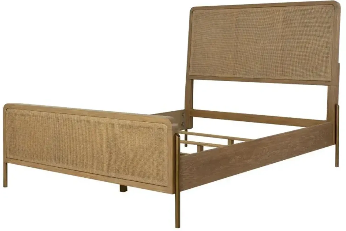 Arini - Rattan Panel Bed