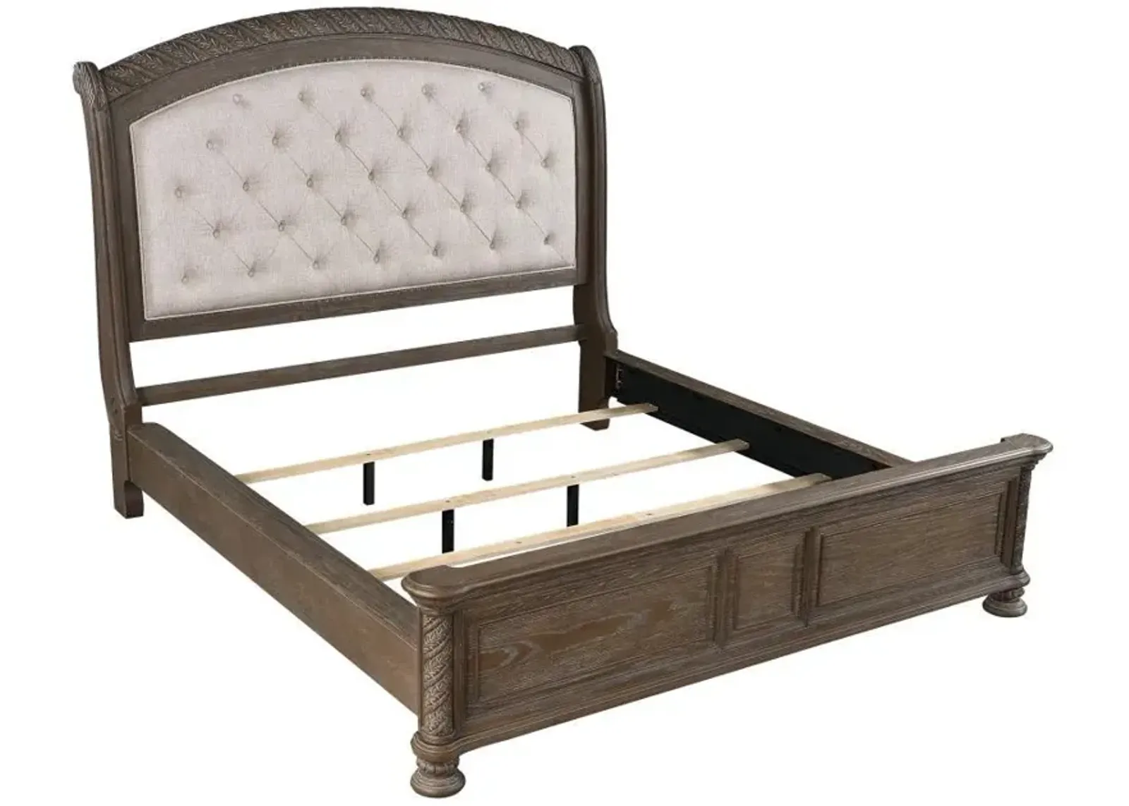 Emmett - Wood Sleigh Bed