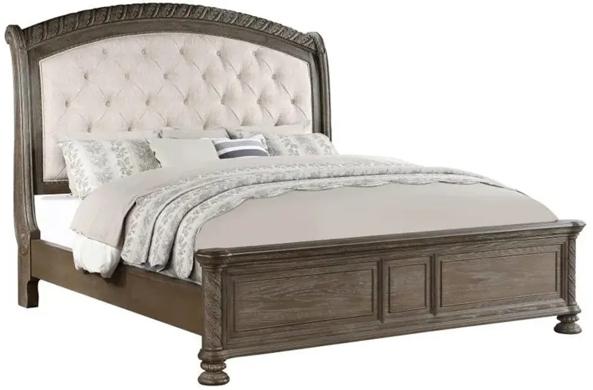 Emmett - Wood Sleigh Bed