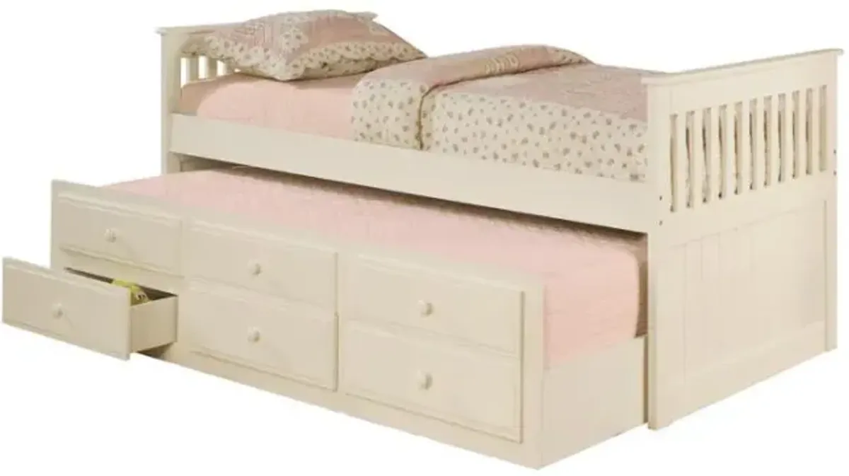 Rochford - 3-Drawer Bed With Captains Trundle