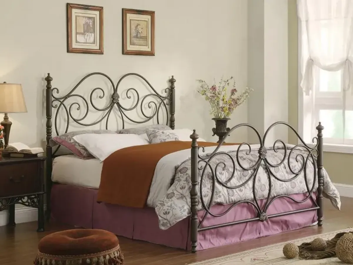 London - Metal Open Frame Bed