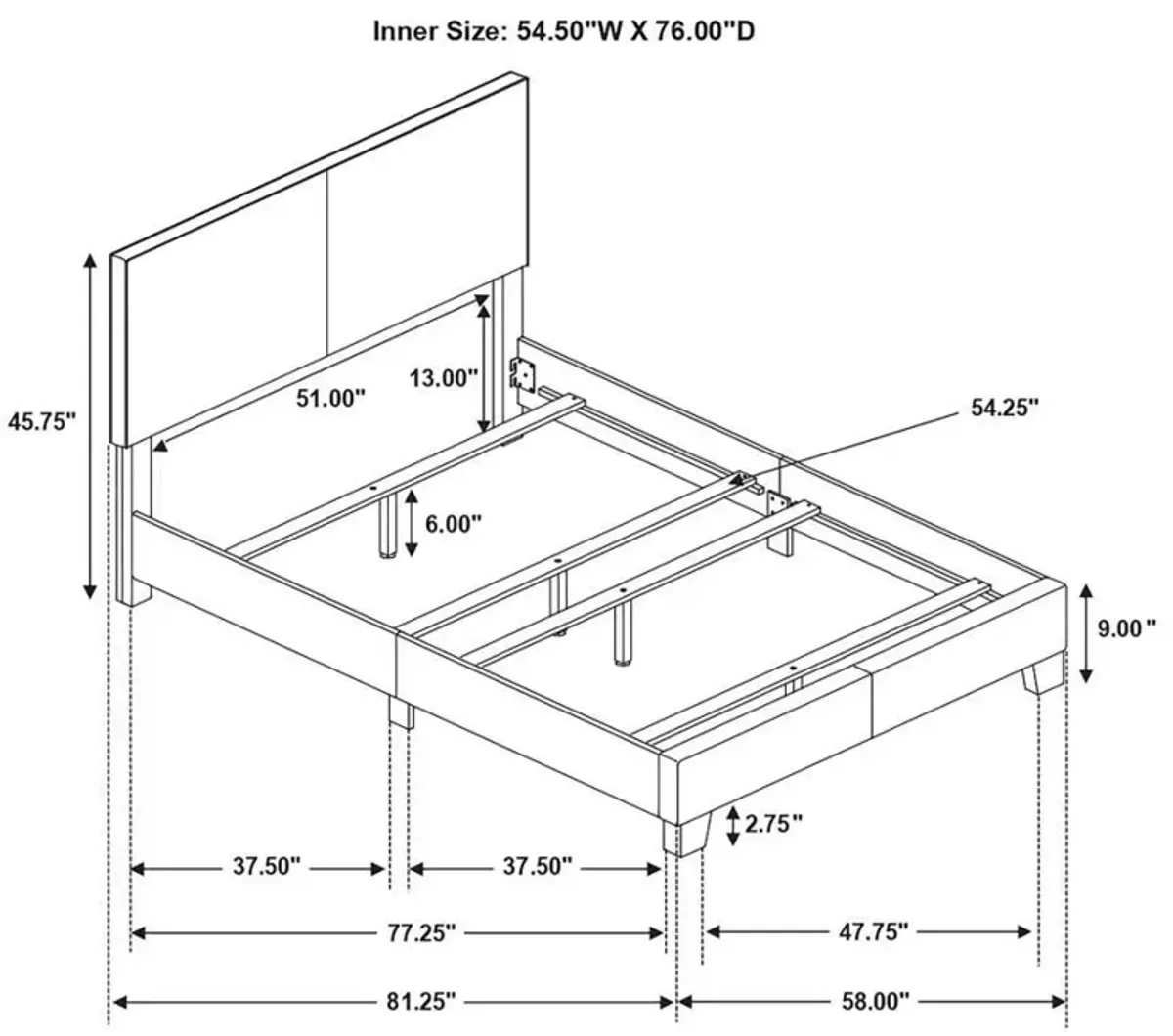 Dorian - Upholstered Panel Bed