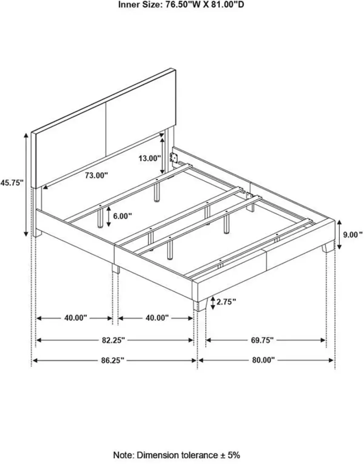 Dorian - Upholstered Panel Bed