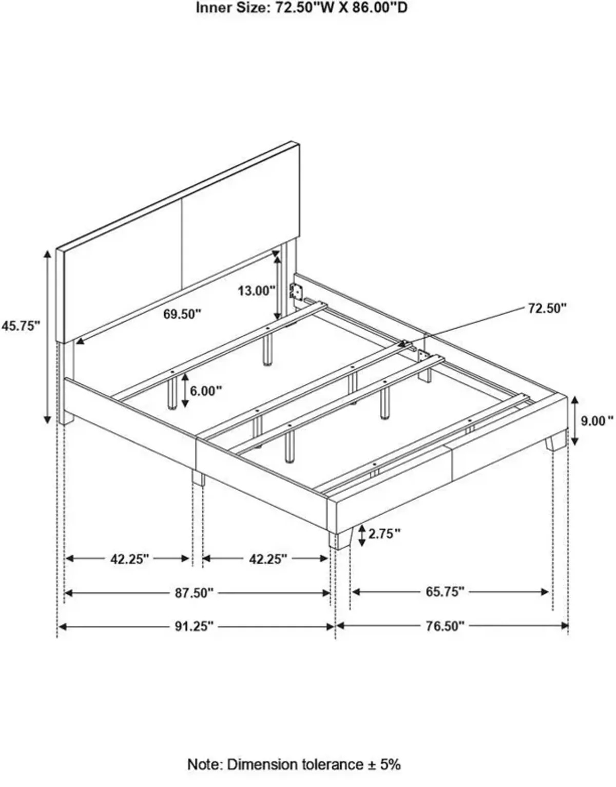 Dorian - Upholstered Panel Bed