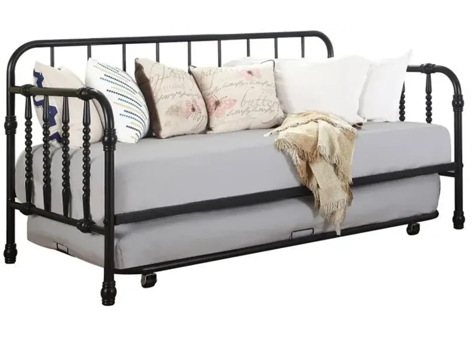 Marina - Metal Daybed With Trundle