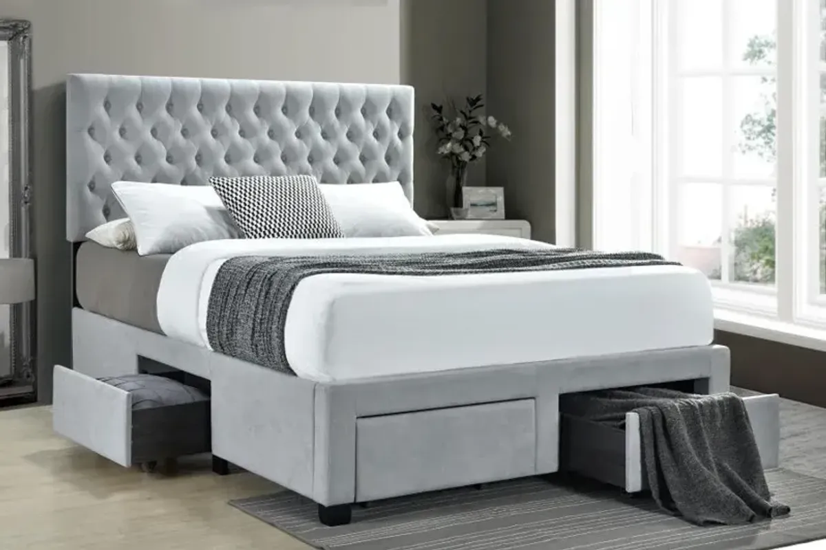 Soledad - Upholstered Storage Panel Bed