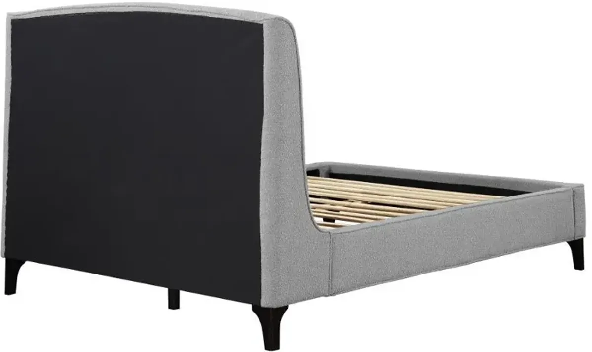 Mosby - Upholstered Wingback Bed