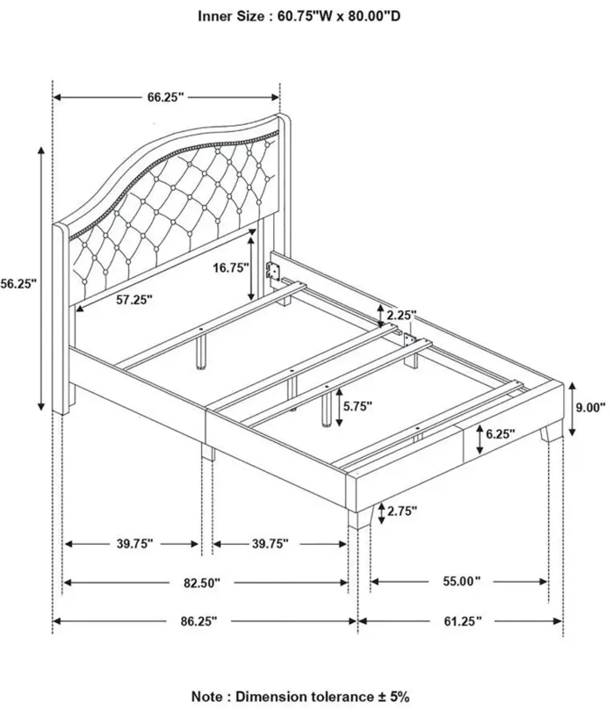 Sonoma - Upholstered Wingback Bed