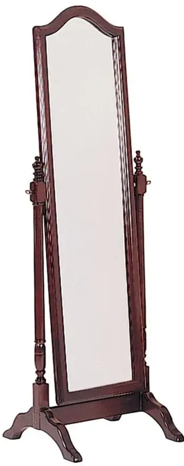Cabot - Wood Adjustable Length Cheval Mirror