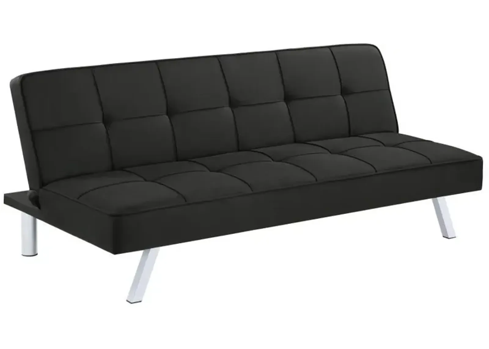 Joel - Upholstered Tufted Convertible Sofa Bed