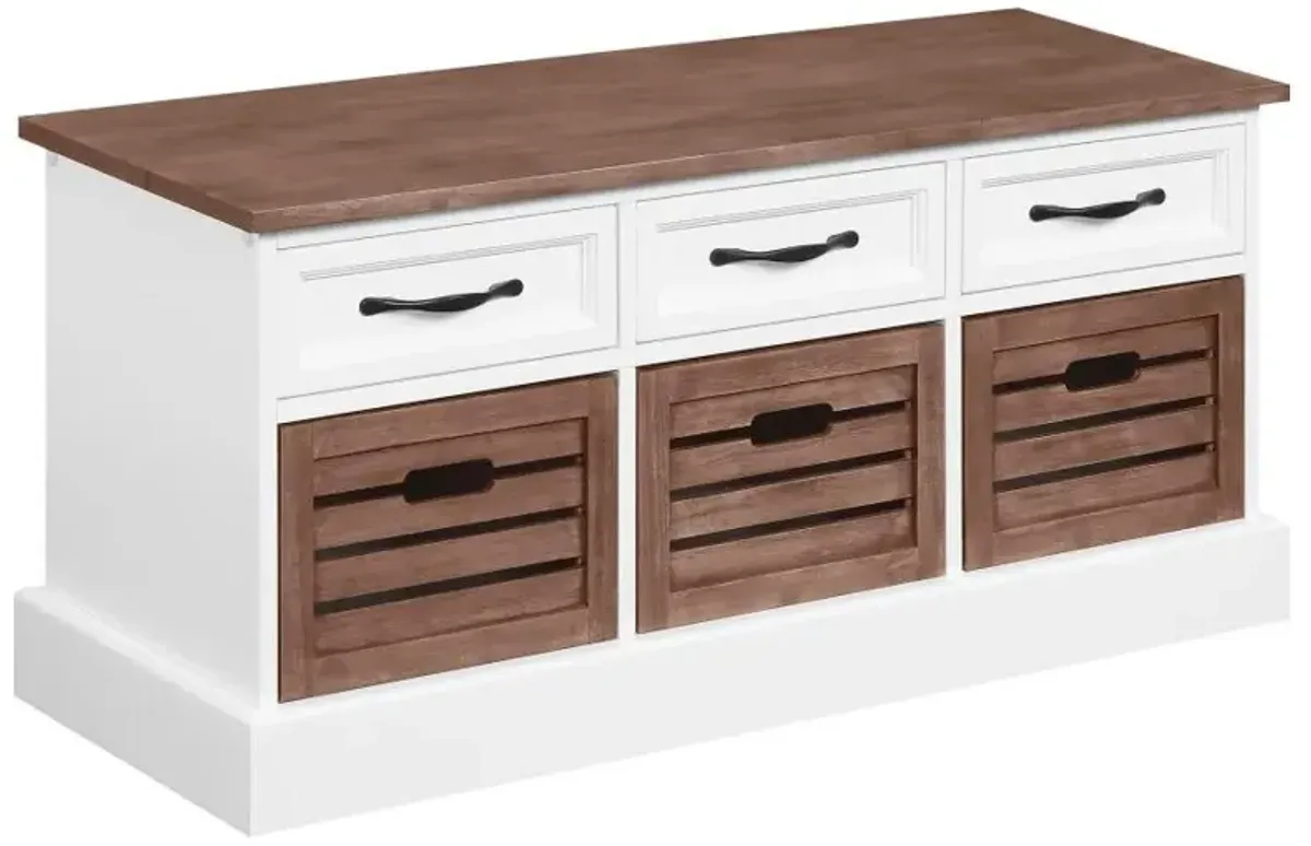 Alma - 3-Drawer Storage Bench