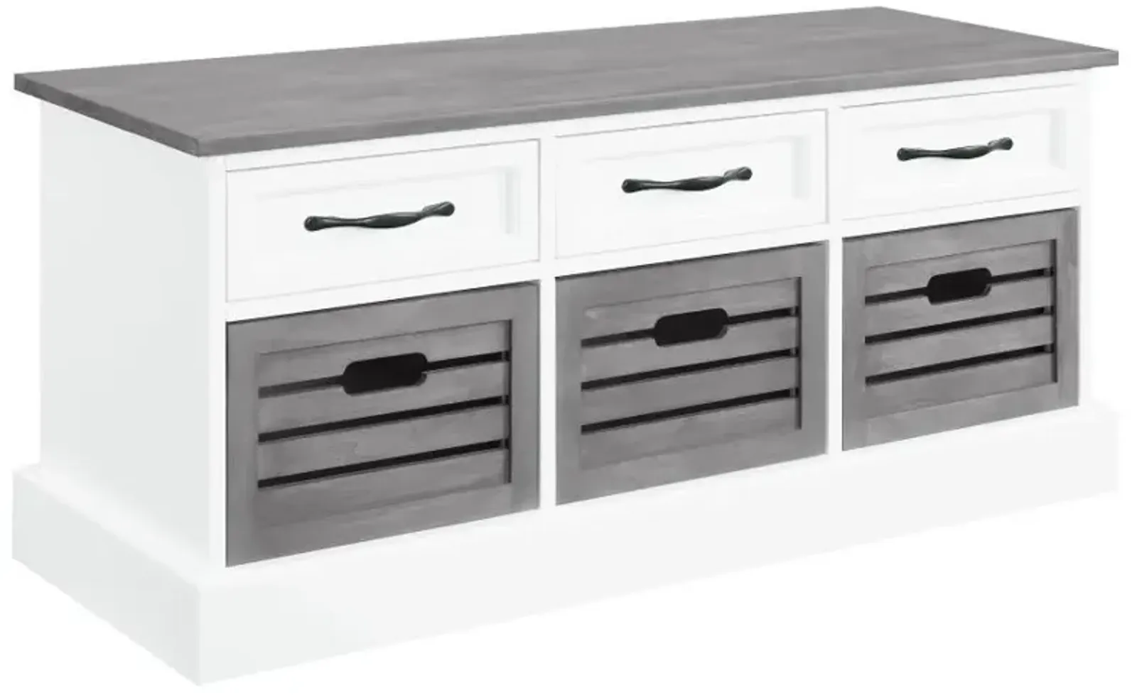 Alma - 3-Drawer Storage Bench