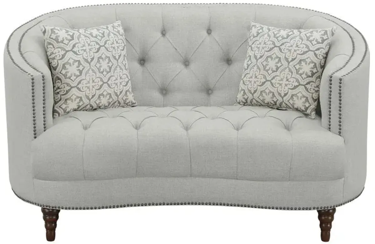 Avonlea - Upholstered Sloped Arm Sofa Set Fabric