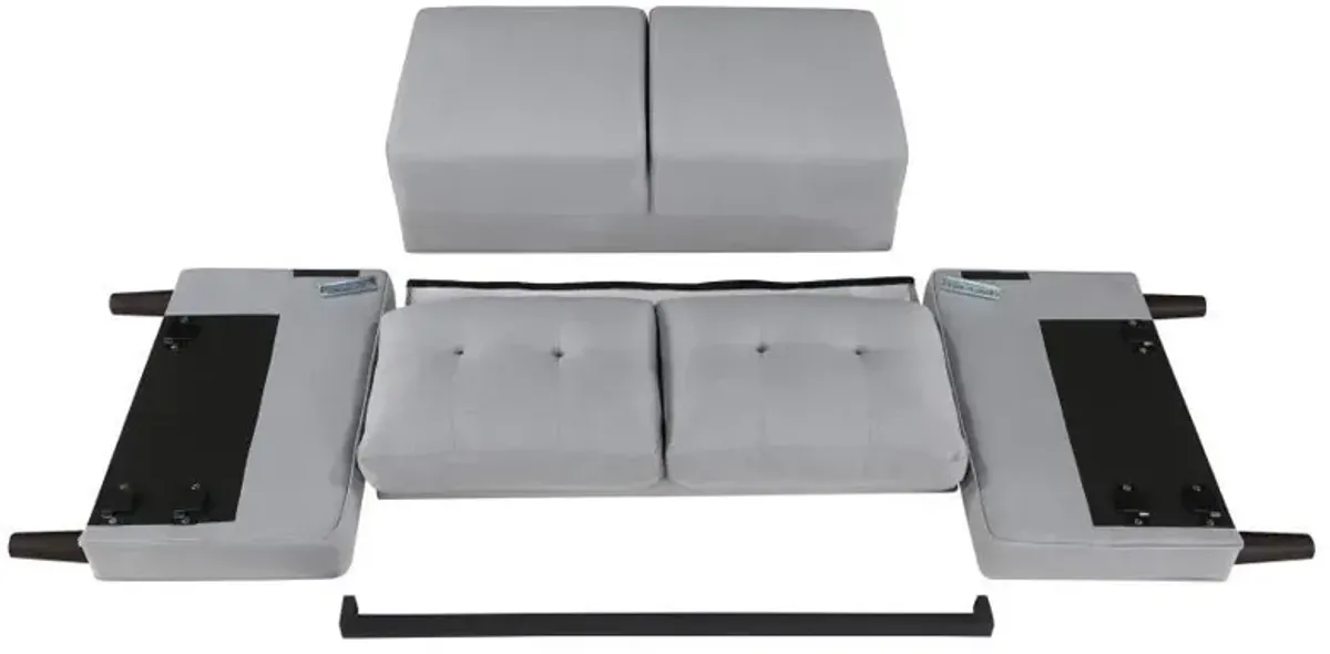 Bowen - Upholstered Track Arm Tufted Sofa Set