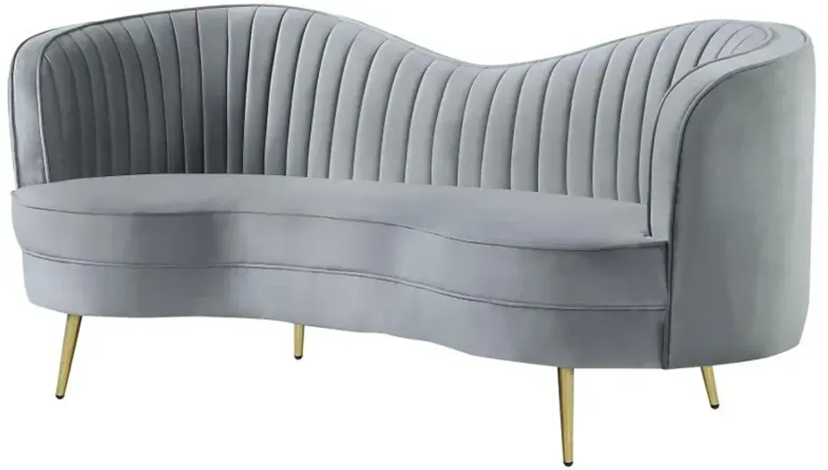 Sophia - Upholstered Channel Tufted Loveseat