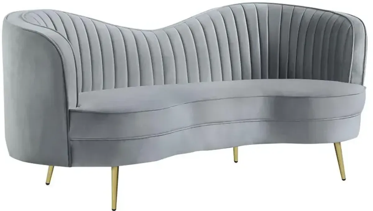 Sophia - Upholstered Channel Tufted Loveseat