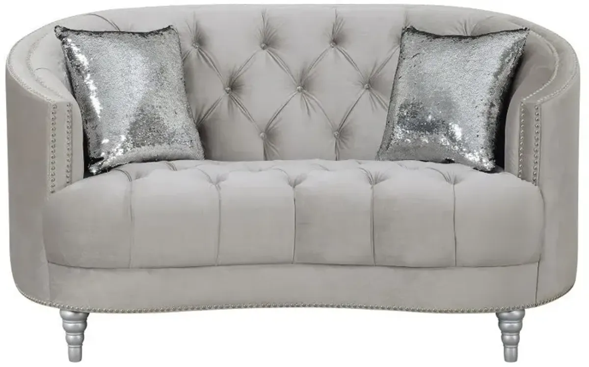 Avonlea - Upholstered Sloped Arm Sofa Set Velvet