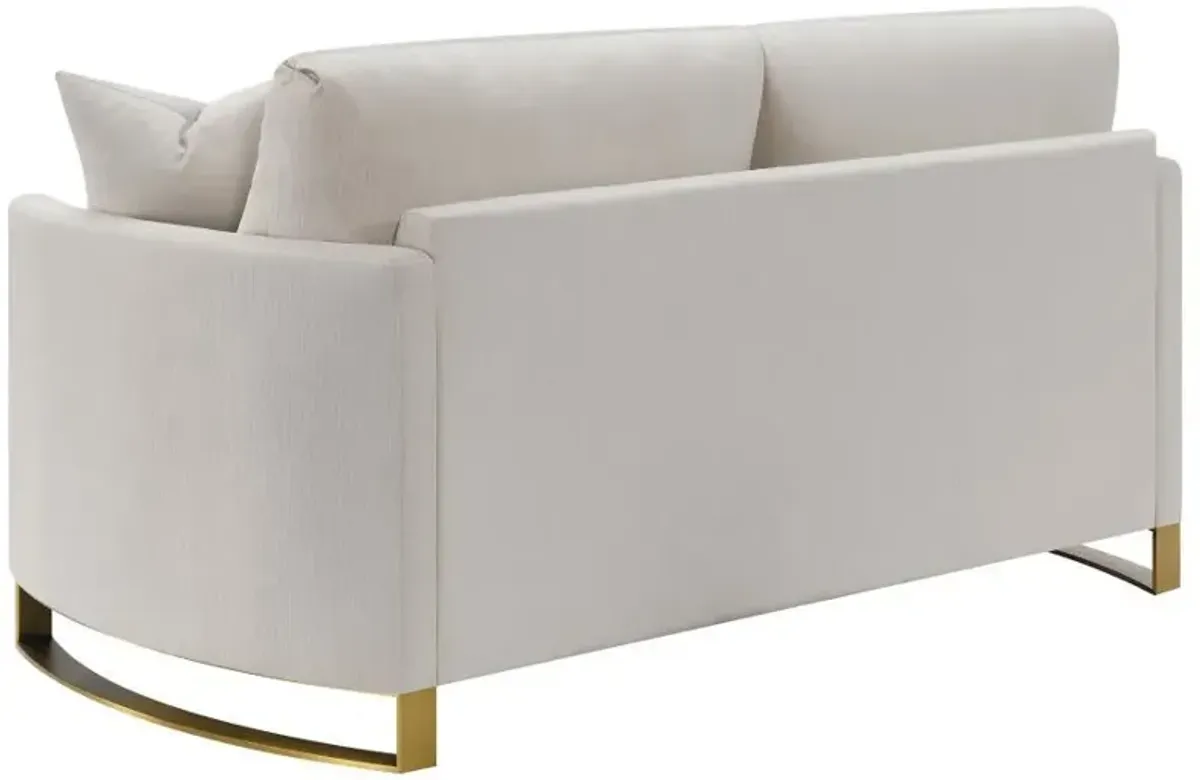 Corliss - Upholstered Arched Arm Sofa Set