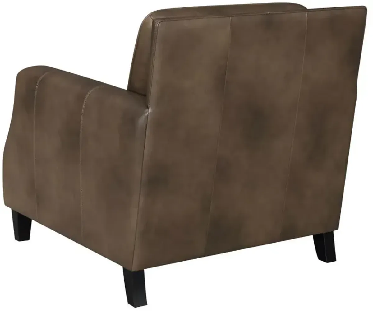 Leaton - Upholstered Recessed Arm Sofa Set