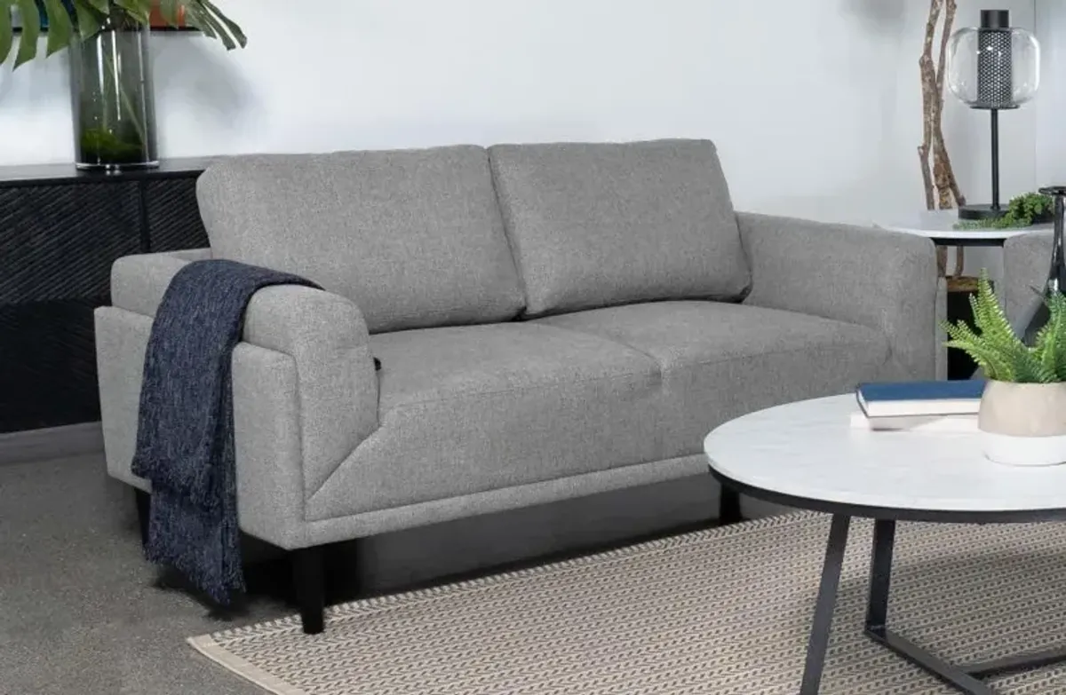 Rilynn - Upholstered Track Arm Loveseat