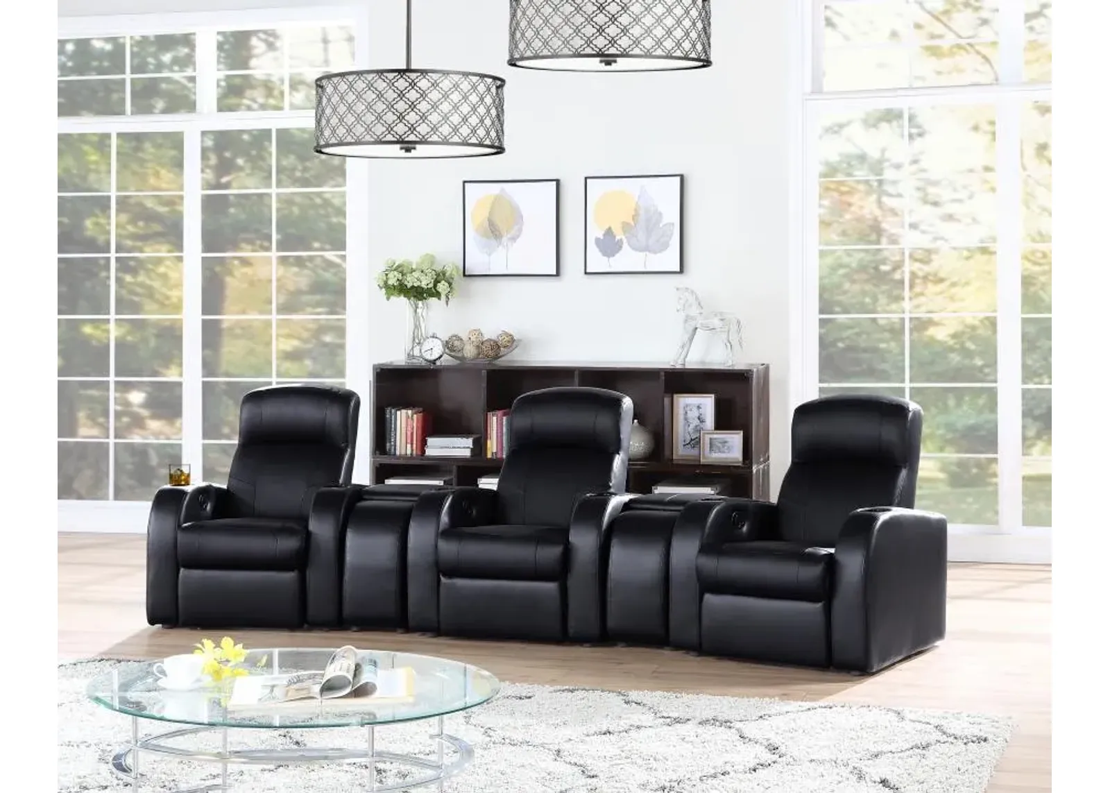 Cyrus - Upholstered Home Theater Seating