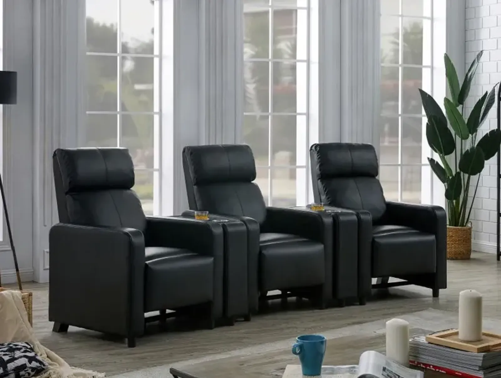 Toohey - Upholstered Tufted Recliner Living Room Set