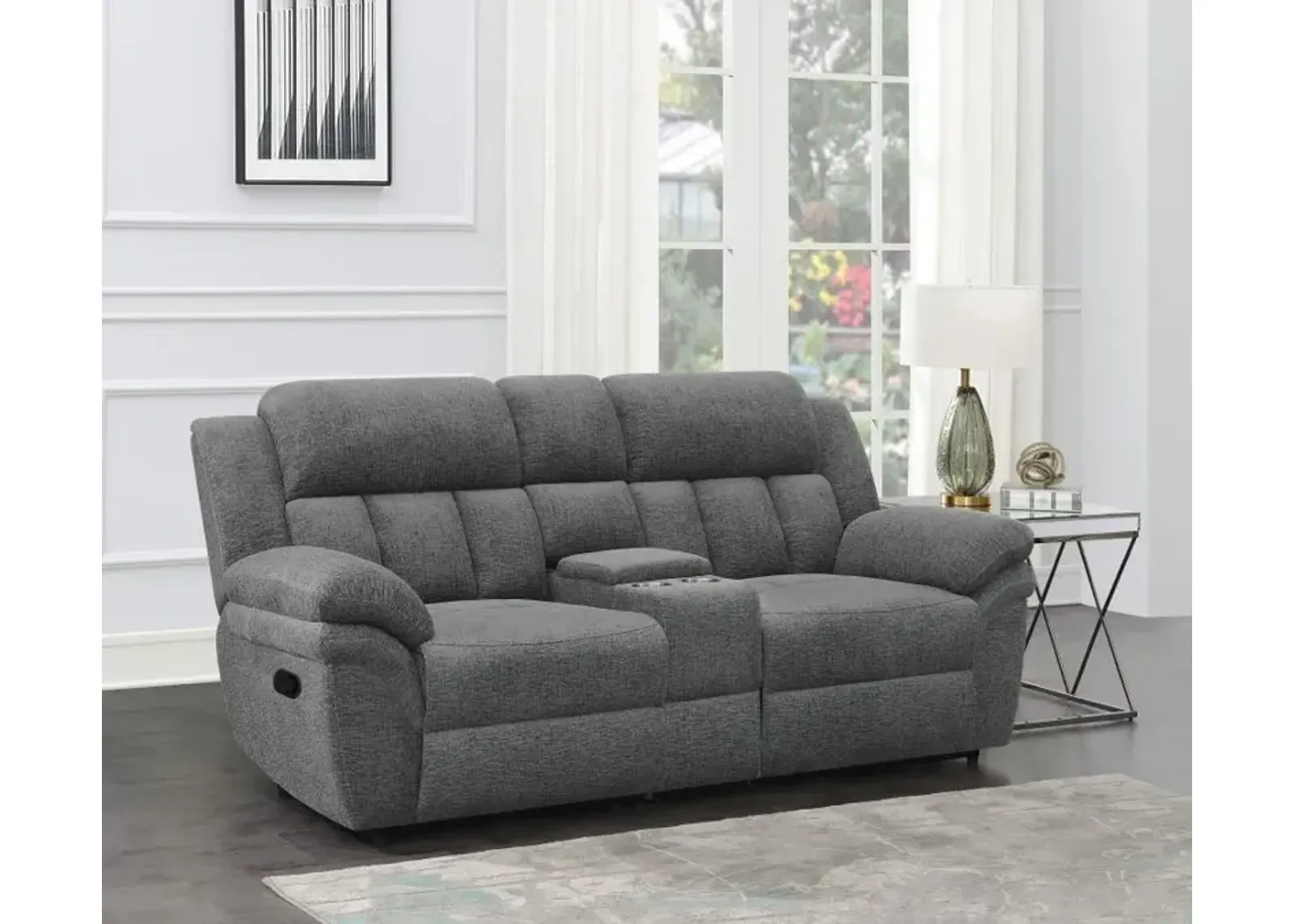 Bahrain - Upholstered Motion Loveseat