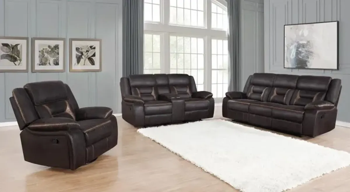 Greer - Upholstered Reclining Sofa Set