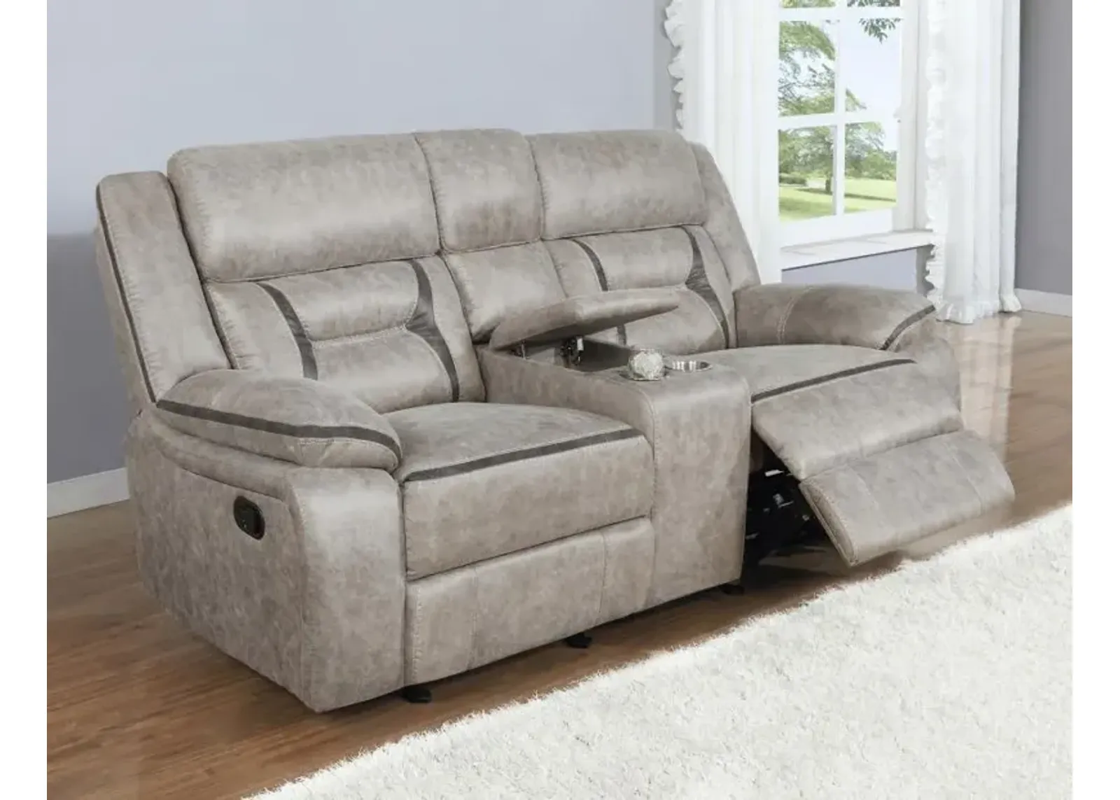 Greer - Upholstered Motion Reclining Loveseat